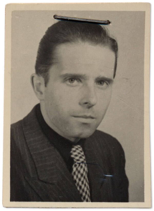 Rudi Mittig, um 1952; Quelle: BArch, MfS, KS, Nr. 24714/90, IMG 77 Passfoto eines Mannes. Ungefähres Alter etwa 35 Jahre.